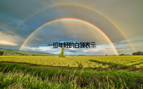 一位年轻的白领表示