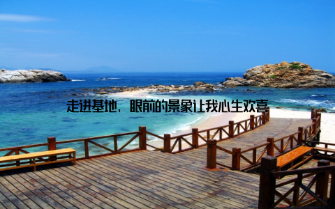 走进基地, 眼前的景象让我心生欢喜