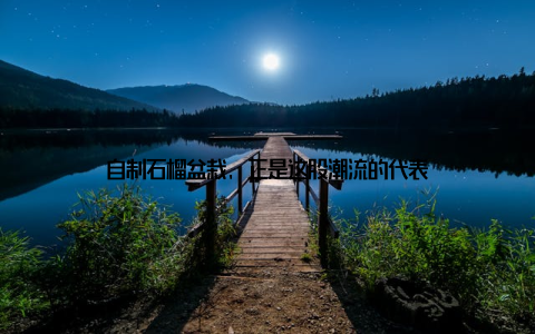 自制石榴盆栽, 正是这股潮流的代表