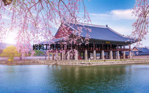 修剪工具用于修剪枯黄叶片和枝条