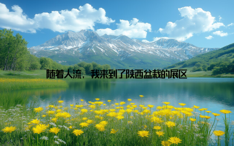 随着人流, 我来到了陕西盆栽的展区